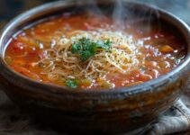 Recette délicieuse : la soupe tomate vermicelles à la nigelle