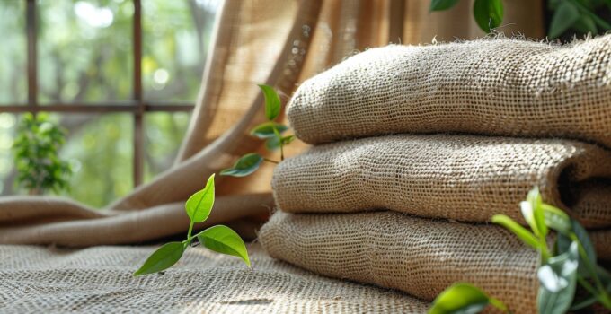 Éco-déco : la toile de jute pour un intérieur durable et naturel
