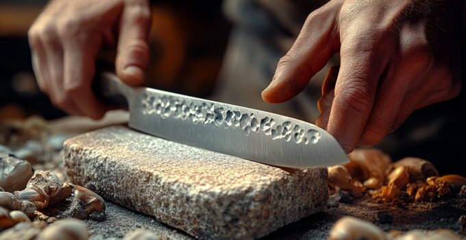 Comment retrouver un tranchant parfait sur vos couteaux de cuisine grâce à un affûtage manuel