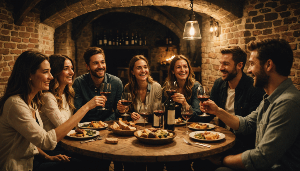 découvrez comment le vin favorise le lien social et la convivialité, en rassemblant les gens autour du partage, de la discussion et de la célébration des moments précieux de la vie.