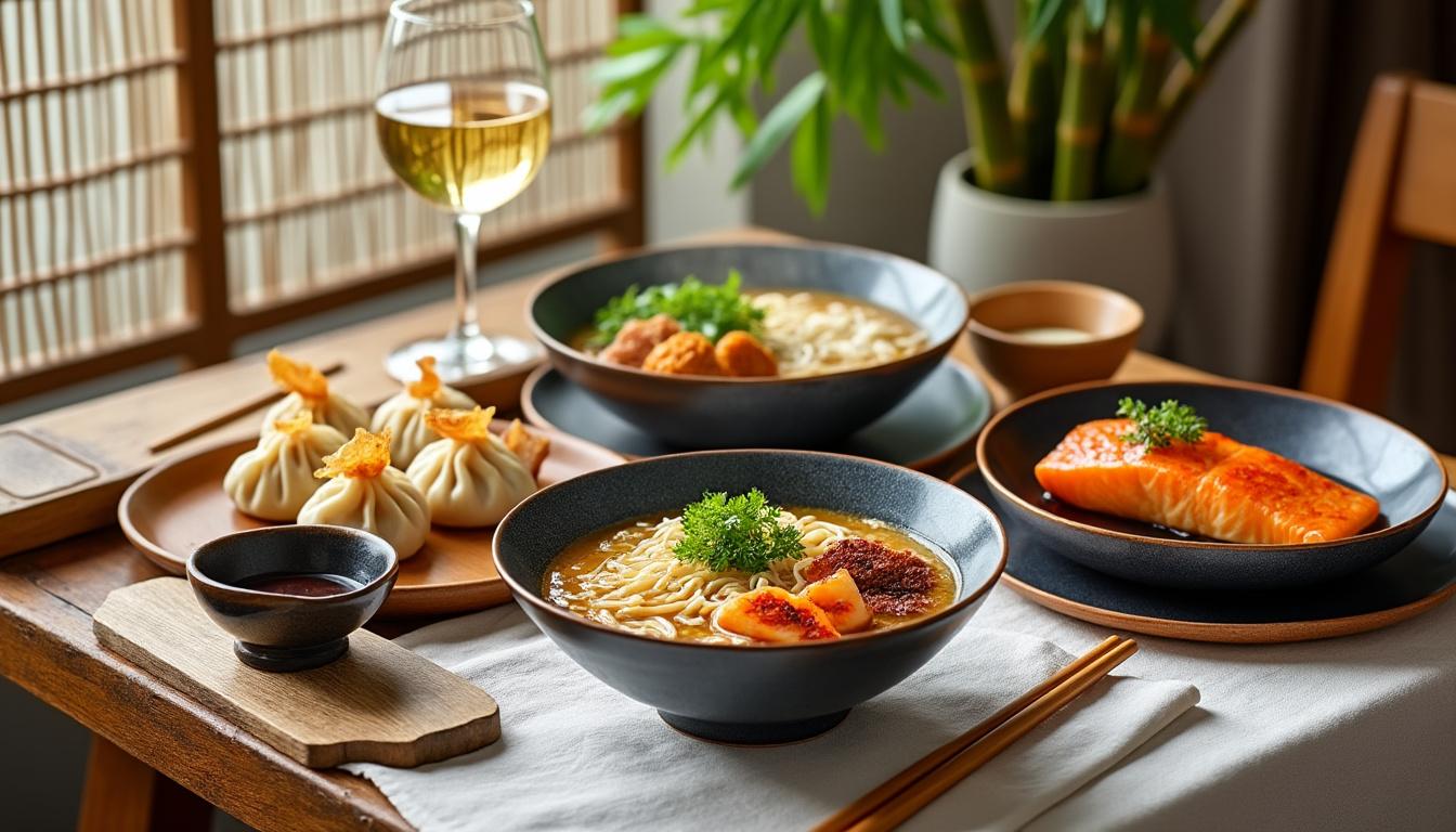 découvrez comment les vins blancs aromatiques subliment les saveurs uniques de la cuisine asiatique pour des accords gourmands et délicats.