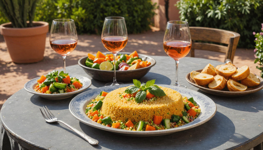 découvrez les accords parfaits entre mets traditionnels marocains et vins locaux pour un voyage gustatif authentique au cœur du maroc des saveurs.