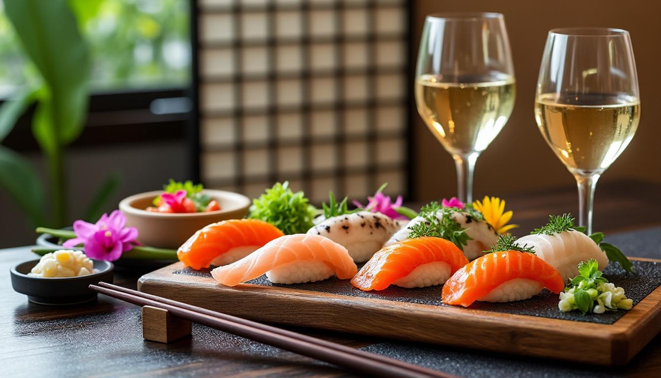 découvrez comment marier parfaitement les sushis avec le vin blanc pour une expérience gustative raffinée et harmonieuse.