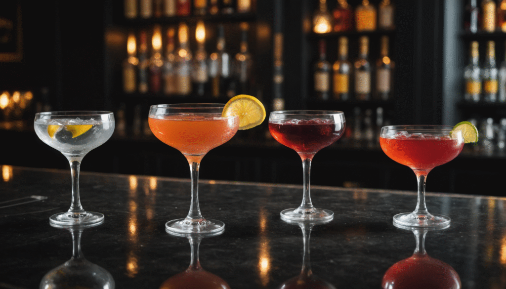 découvrez les cocktails classiques revisités avec des spiritueux premium pour une expérience de dégustation raffinée et originale.