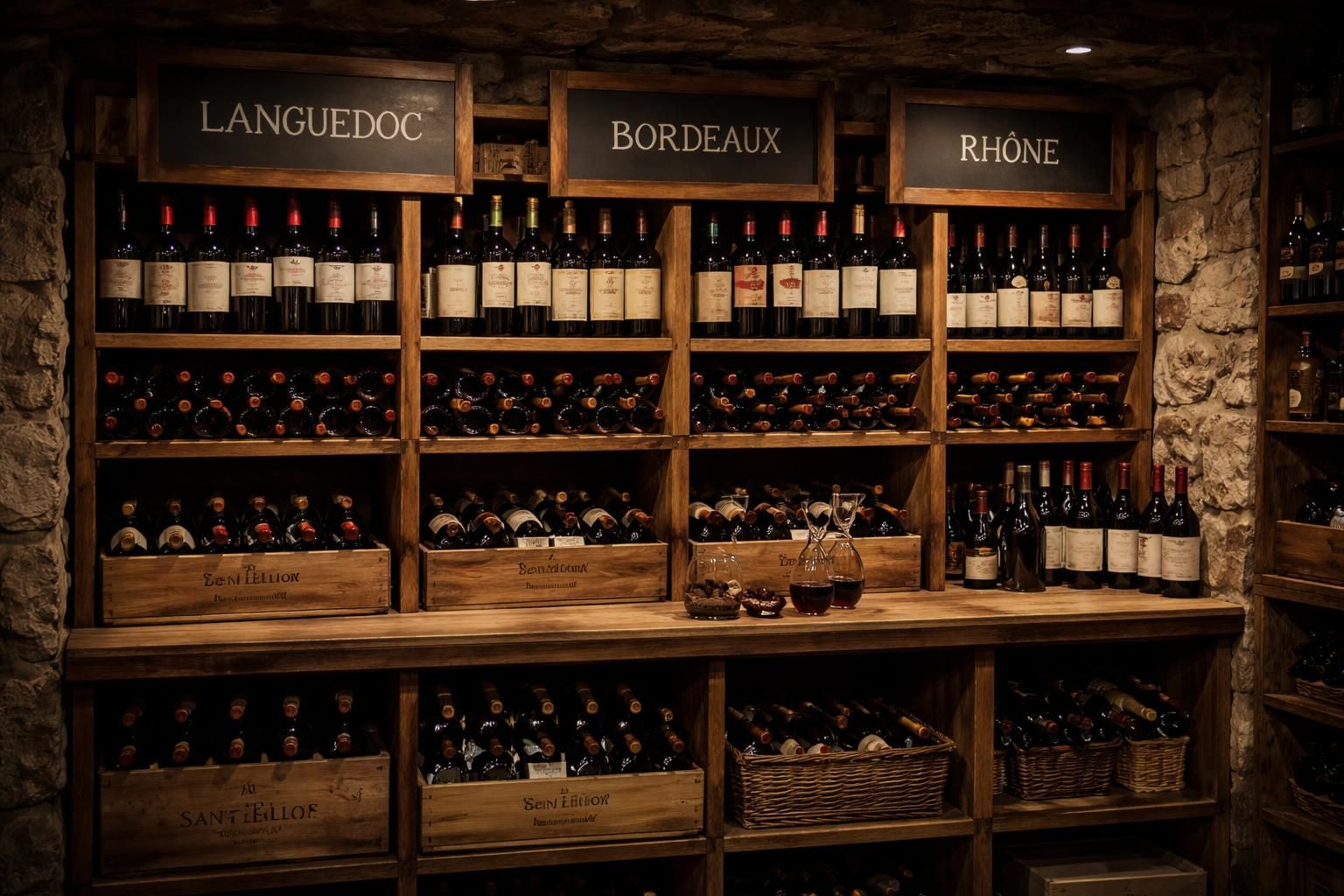 découvrez comment constituer une cave à vin avec un budget raisonnable en sélectionnant des crus du languedoc, de bordeaux et des appellations du rhône pour un équilibre parfait entre qualité et prix.