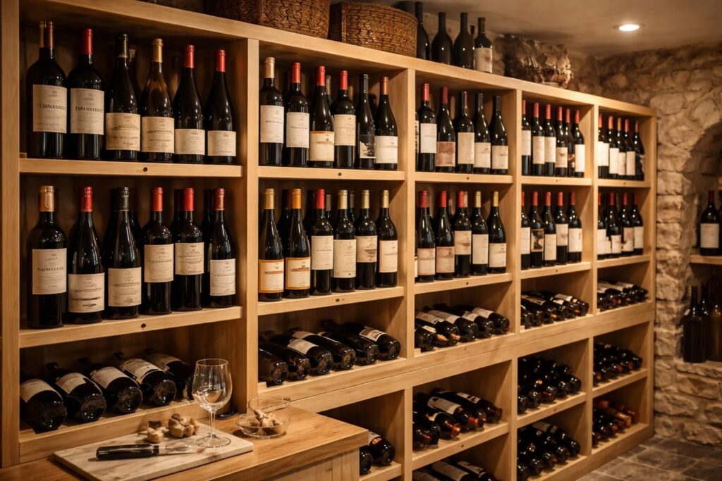 découvrez comment constituer une cave à vin avec un budget raisonnable en choisissant des vins de qualité issus du languedoc, de bordeaux et des appellations du rhône.
